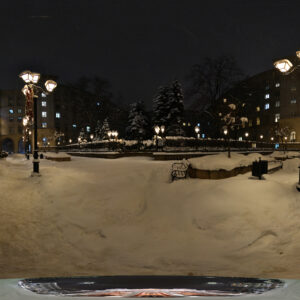 Sofia Winter Night Drone Bulgaria 8/18